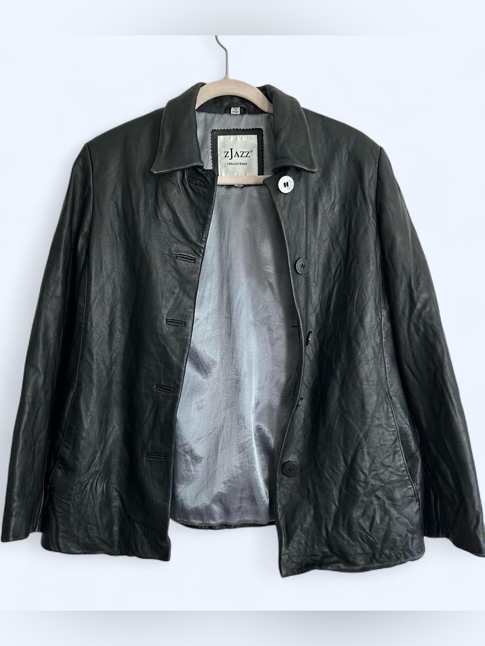 Vintage Genuine Lambskin Leather Jacket 🖤